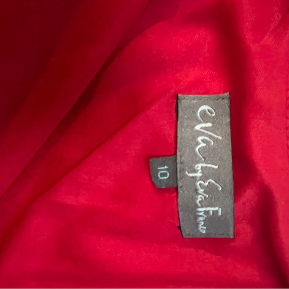 Eva by Eva Franco Retro Red Party Dress - Picture 12 of 14